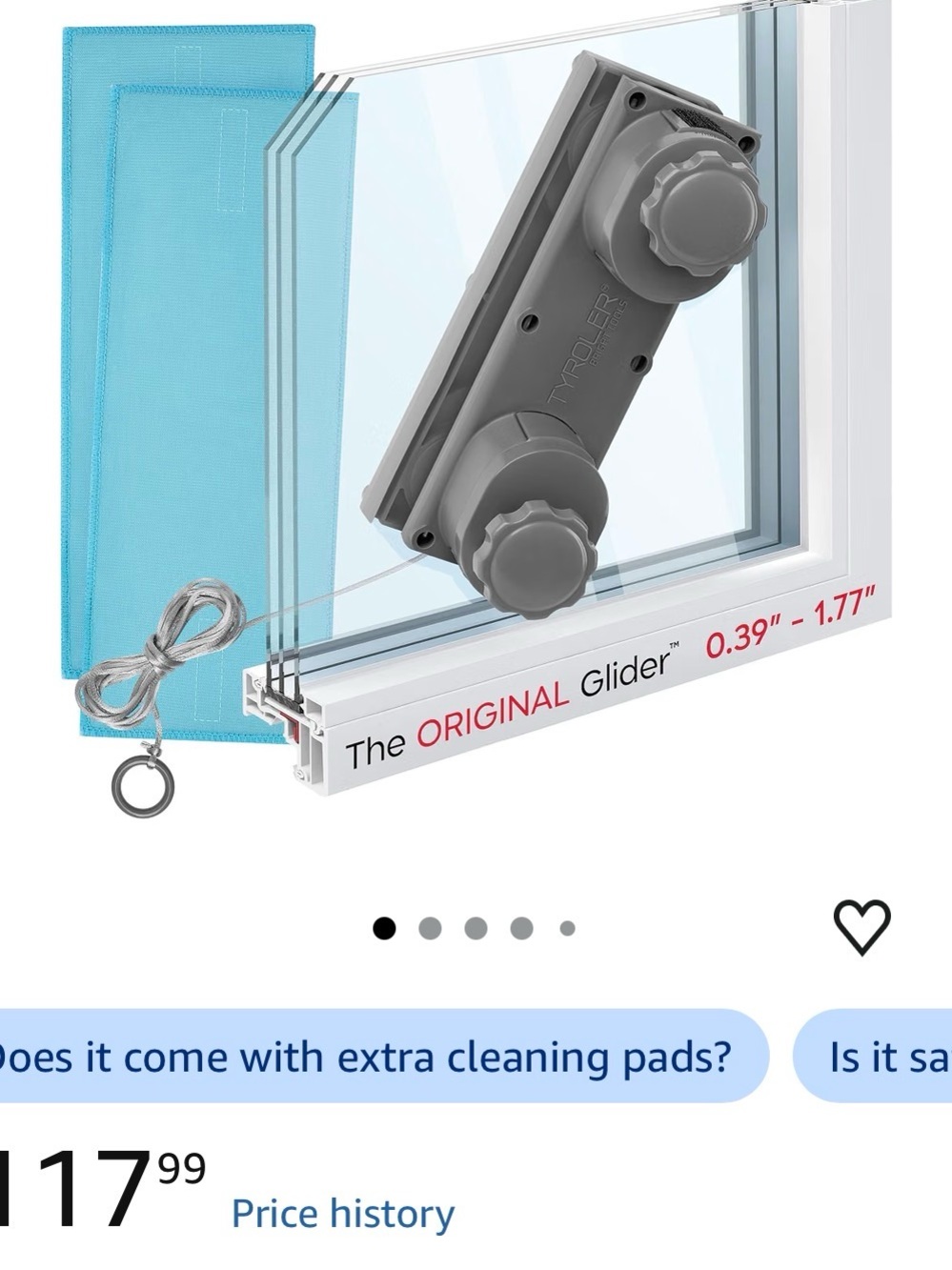 Magnetic Window Cleaner Tool